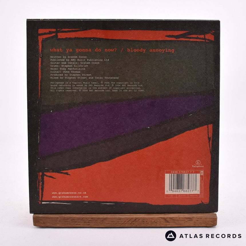Graham Coxon - What Ya Gonna Do Now? - 7" Vinyl Record - NM/NM