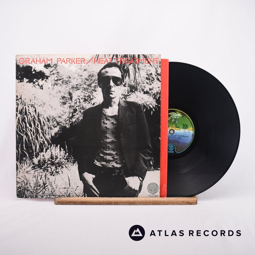Graham Parker And The Rumour Heat Treatment LP Vinyl Record - Front Cover & Record