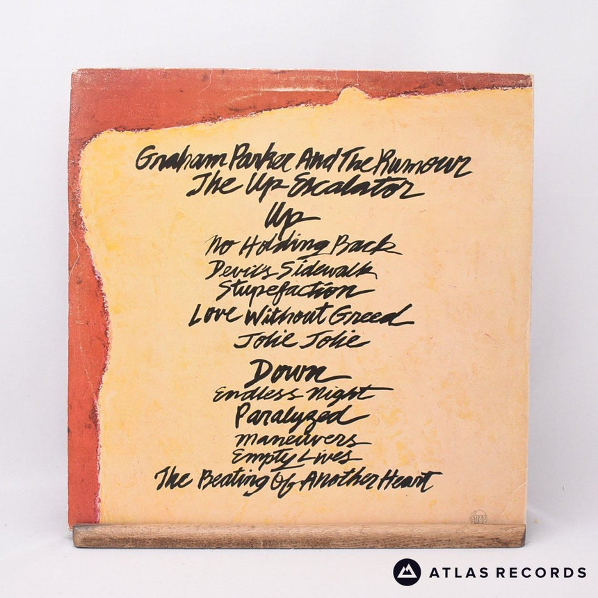 Graham Parker And The Rumour - The Up Escalator - LP Vinyl Record - VG+/EX