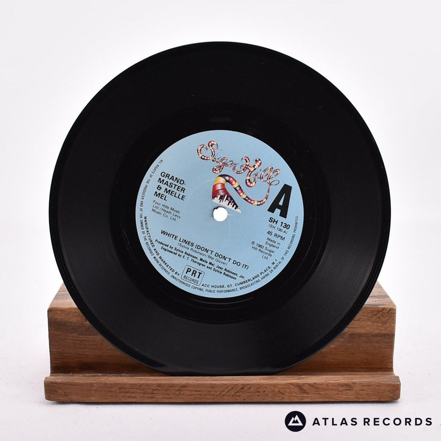 Grandmaster Flash & Melle Mel - White Lines - 7" Vinyl Record - EX/EX