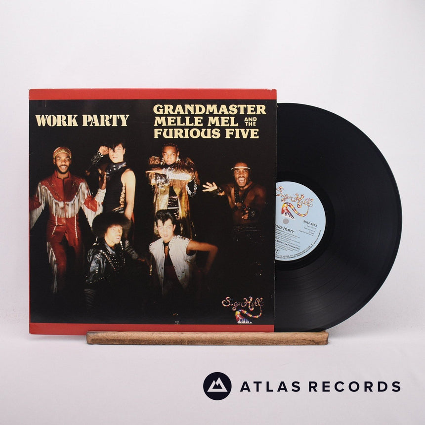 Grandmaster Melle Mel & The Furious Five Work Party LP Vinyl Record - Front Cover & Record
