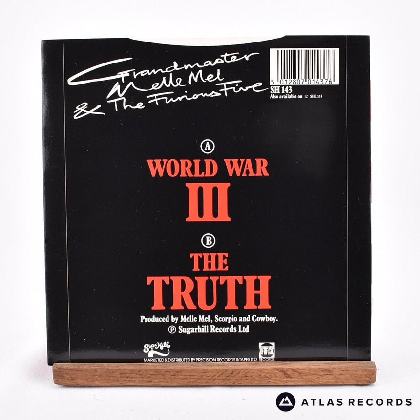 Grandmaster Melle Mel & The Furious Five - World War III - 7" Vinyl Record - NM/EX