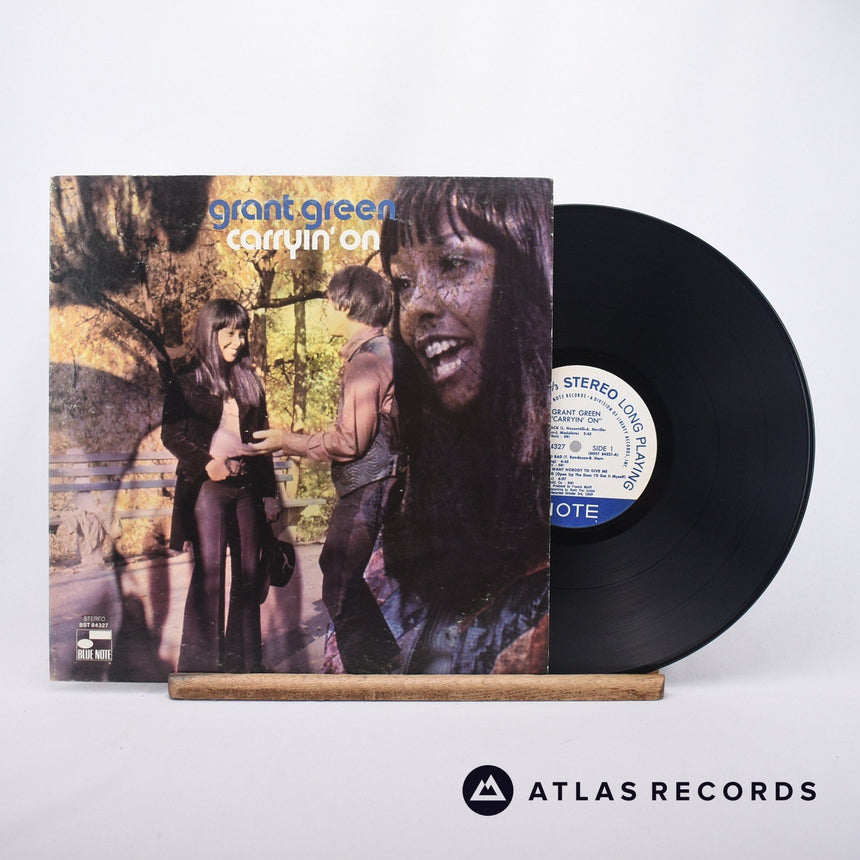 Grant Green Carryin' On LP Vinyl Record - Front Cover & Record