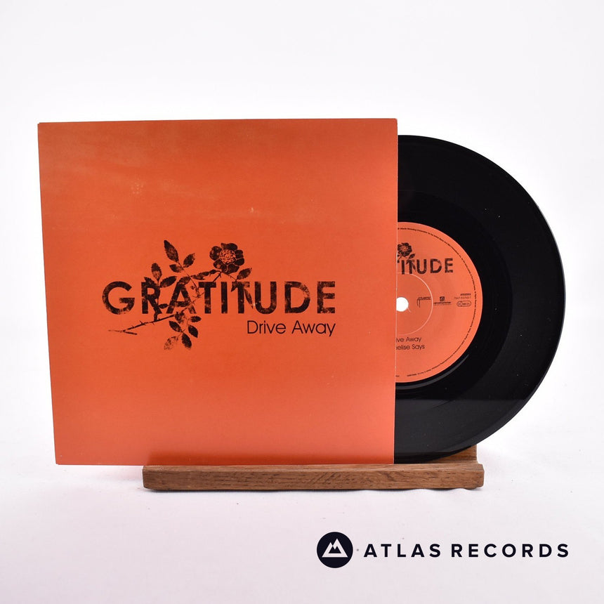 Gratitude Drive Away 7" Vinyl Record - Front Cover & Record