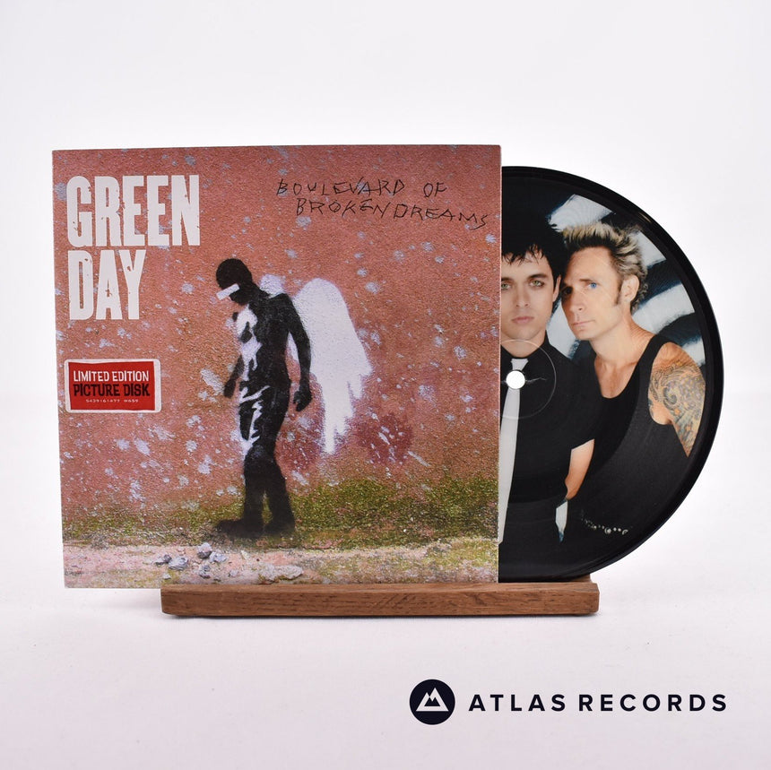 Green Day Boulevard Of Broken Dreams 7" Vinyl Record - Front Cover & Record