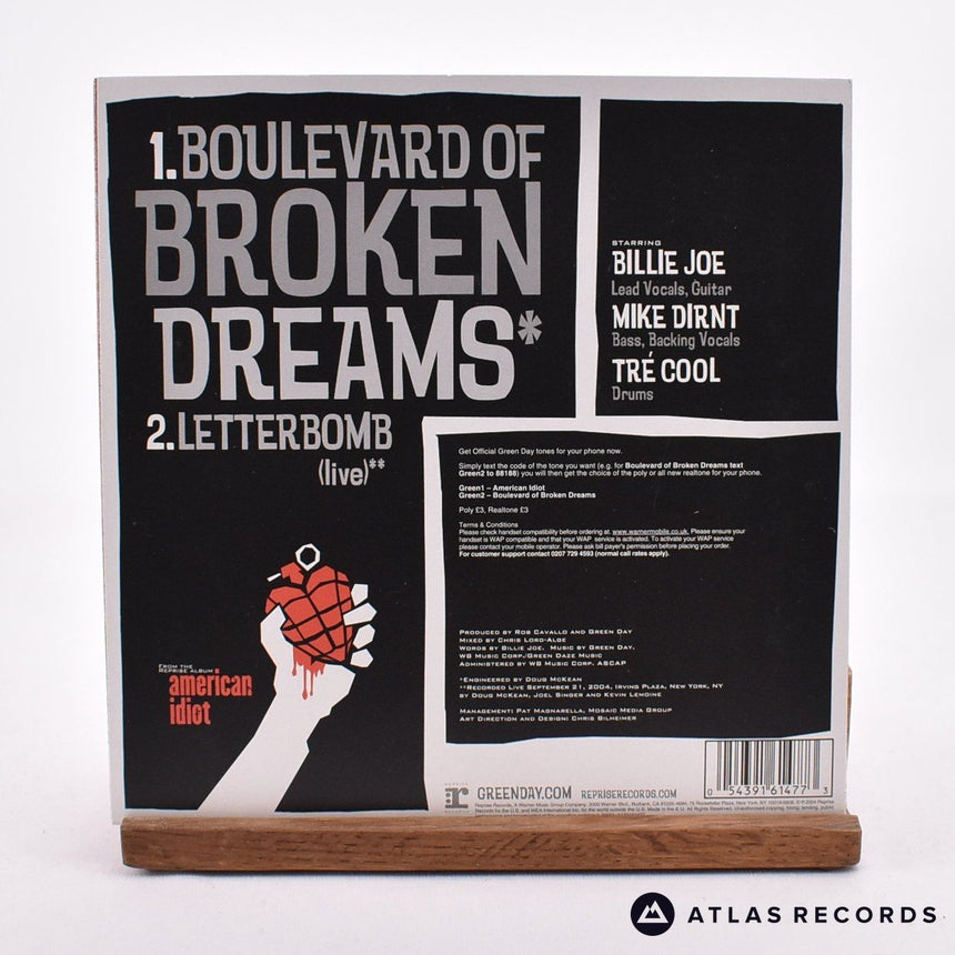 Green Day - Boulevard Of Broken Dreams - 7" Vinyl Record - NM/NM