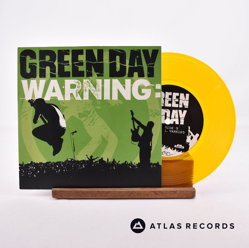 Green Day Warning 7" Vinyl Record - Front Cover & Record