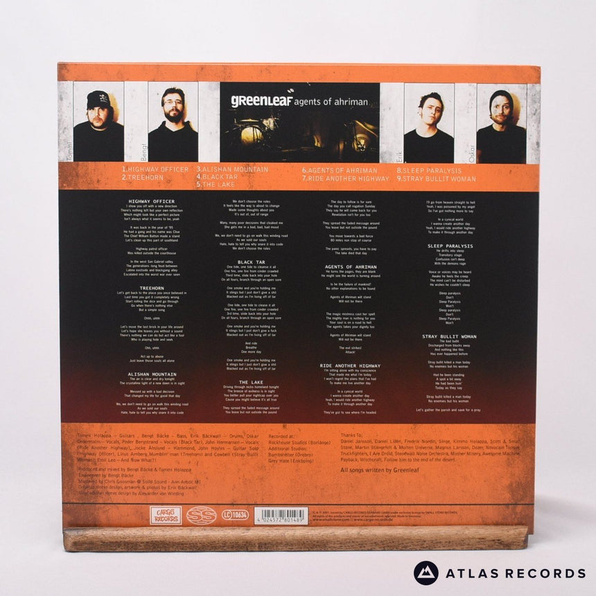 Greenleaf - Agents Of Ahriman - 180G A1 B1 LP Vinyl Record - NM/NM