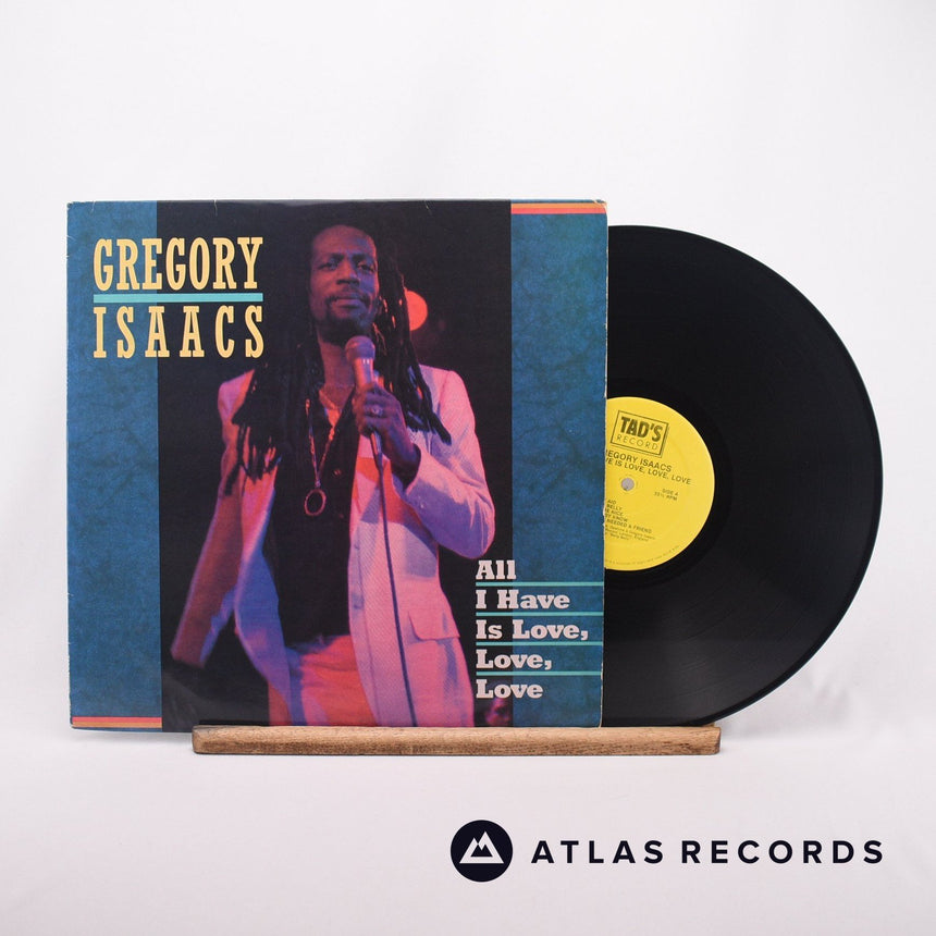 Gregory Isaacs All I Have Is Love, Love, Love LP Vinyl Record - Front Cover & Record
