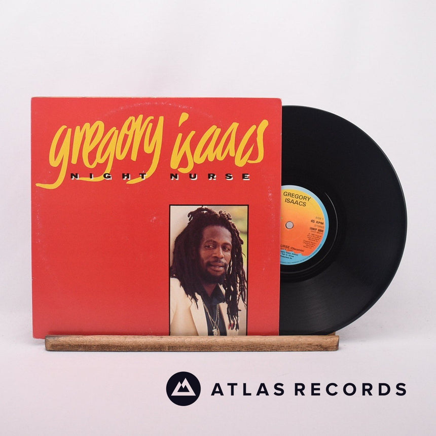 Gregory Isaacs Night Nurse 10" Vinyl Record - Front Cover & Record