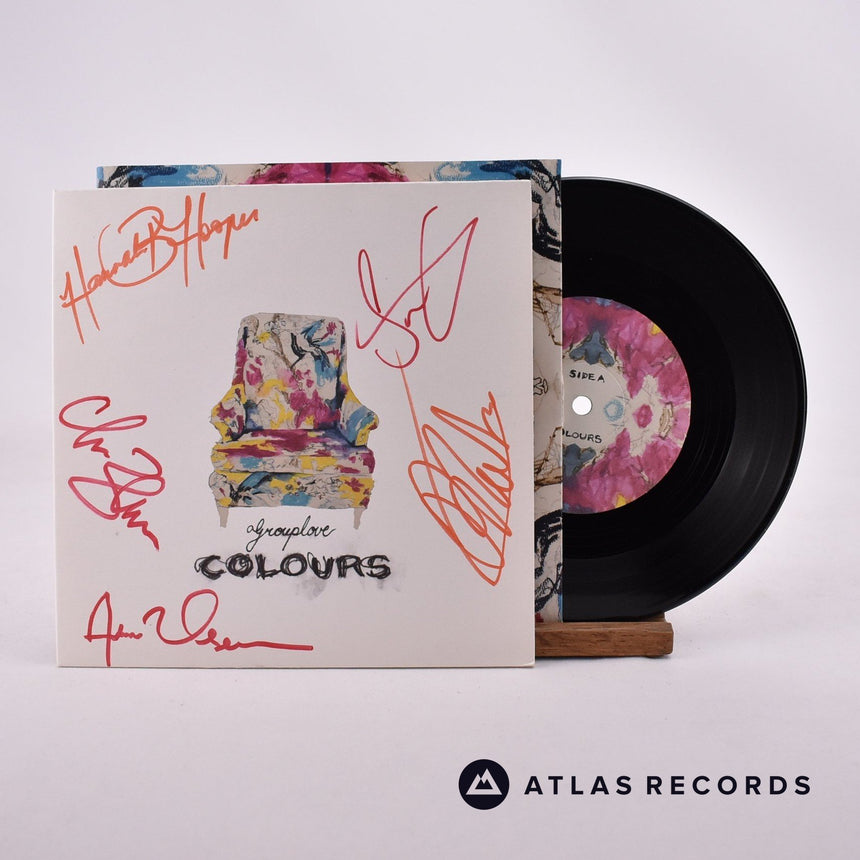 Grouplove Colours 7" Vinyl Record - Front Cover & Record