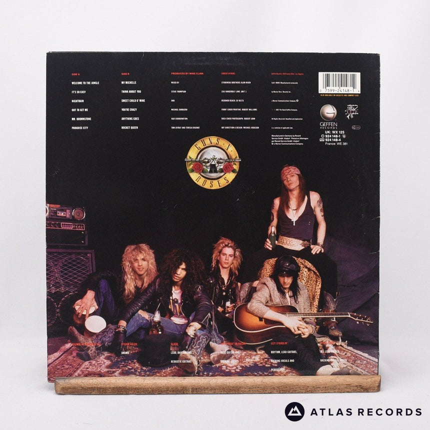 Guns N' Roses - Appetite For Destruction - 1-A 1-B LP Vinyl Record - VG+/VG+