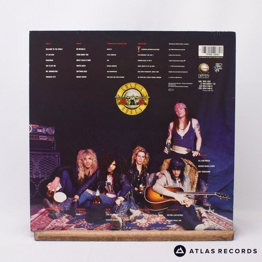 Guns N' Roses - Appetite For Destruction - 1-A2 1-B LP Vinyl Record - EX/EX