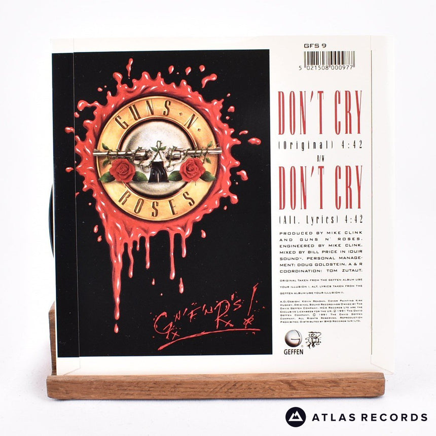 Guns N' Roses - Don't Cry - 7" Vinyl Record - NM/VG+
