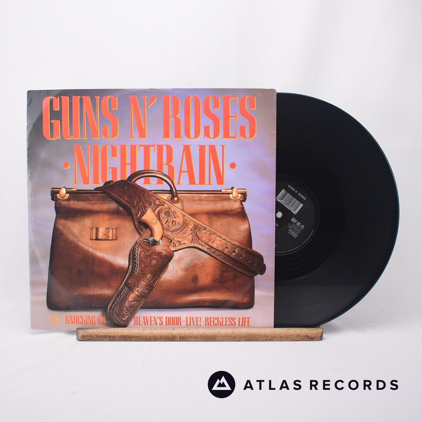Guns N' Roses Nightrain 12" Vinyl Record - Front Cover & Record