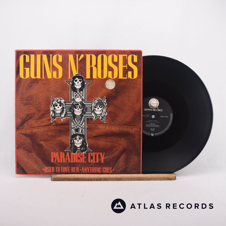 Guns N' Roses Paradise City 12" Vinyl Record - Front Cover & Record