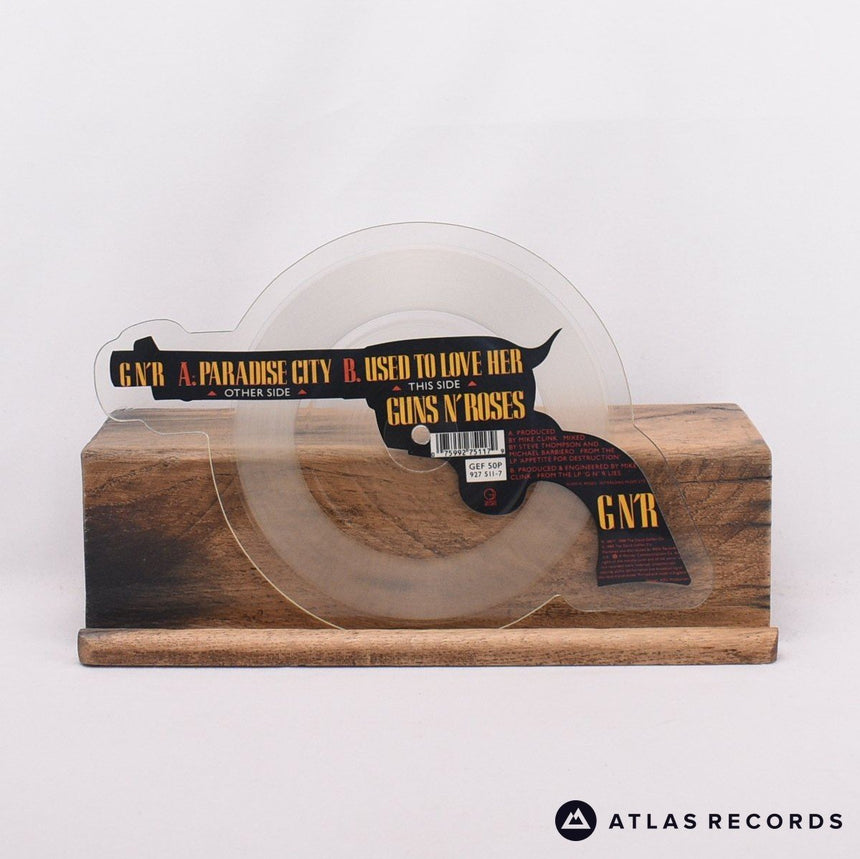 Guns N' Roses - Paradise City - Picture Disc Shaped 7" Vinyl Record - VG+/EX