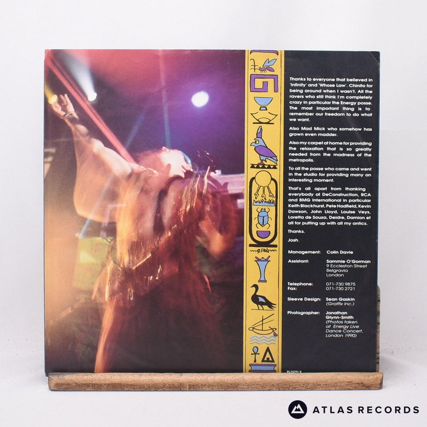 Guru Josh - Infinity - LP Vinyl Record - EX/EX