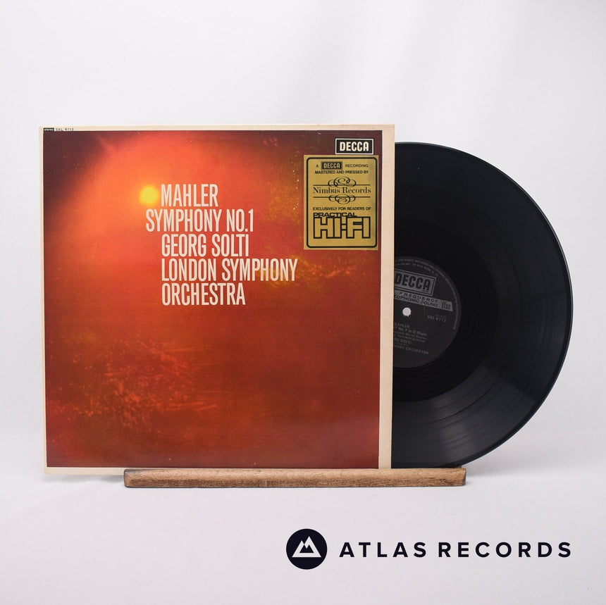 Gustav Mahler Symphony No. 1 LP Vinyl Record - Front Cover & Record