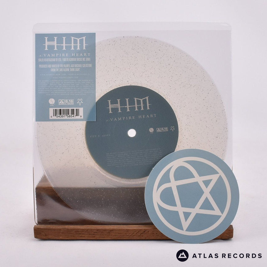 HIM Vampire Heart 7" Vinyl Record - Front Cover & Record