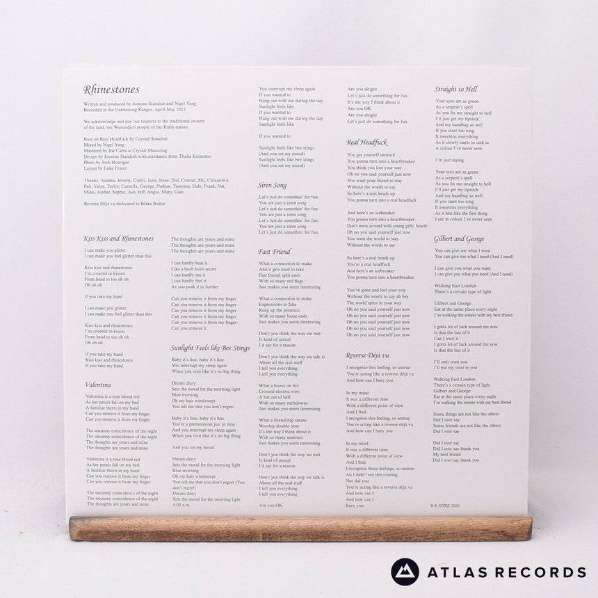 HTRK - Rhinestones - Plum Transparent Limited Edition LP Vinyl Record - NM/NM