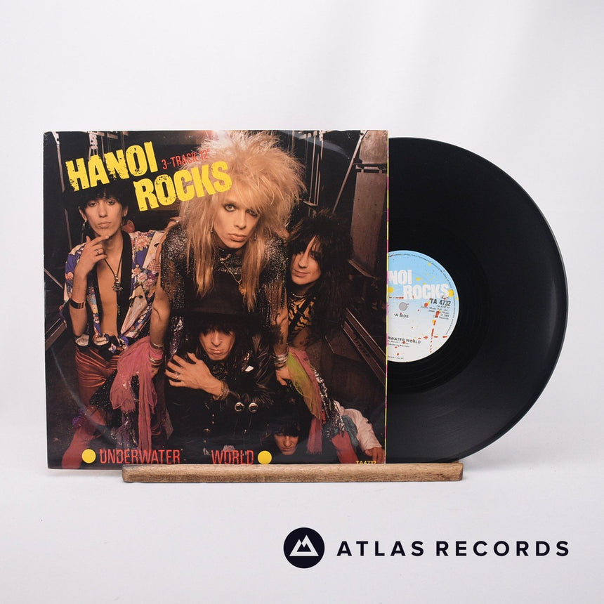 Hanoi Rocks Underwater World 12" Vinyl Record - Front Cover & Record