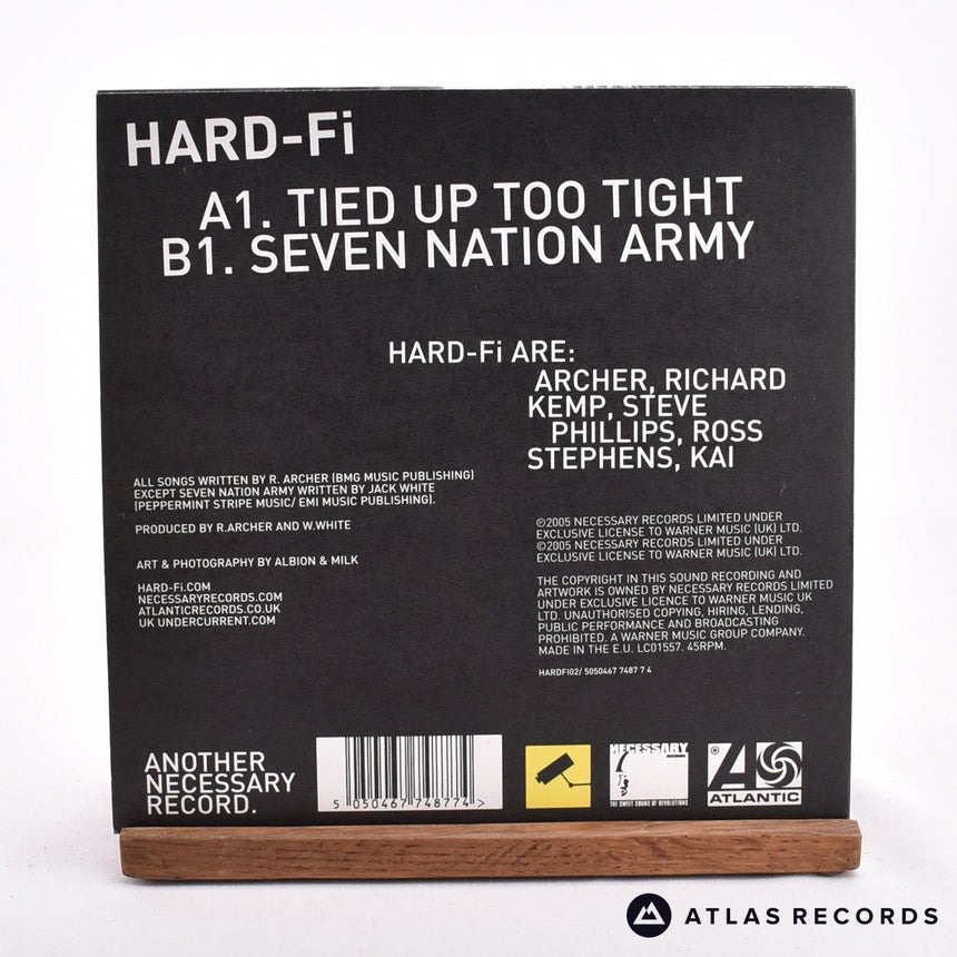 Hard-Fi - Tied Up Too Tight - Yellow Limited Edition 7" Vinyl Record - NM/NM