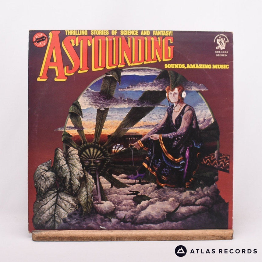 Hawkwind - Astounding Sounds, Amazing Music - Misprint LP Vinyl Record - VG+/VG+