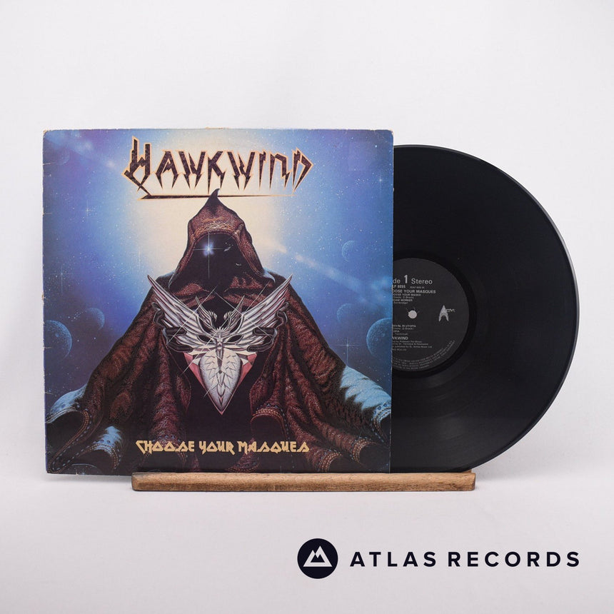 Hawkwind Choose Your Masques LP Vinyl Record - Front Cover & Record