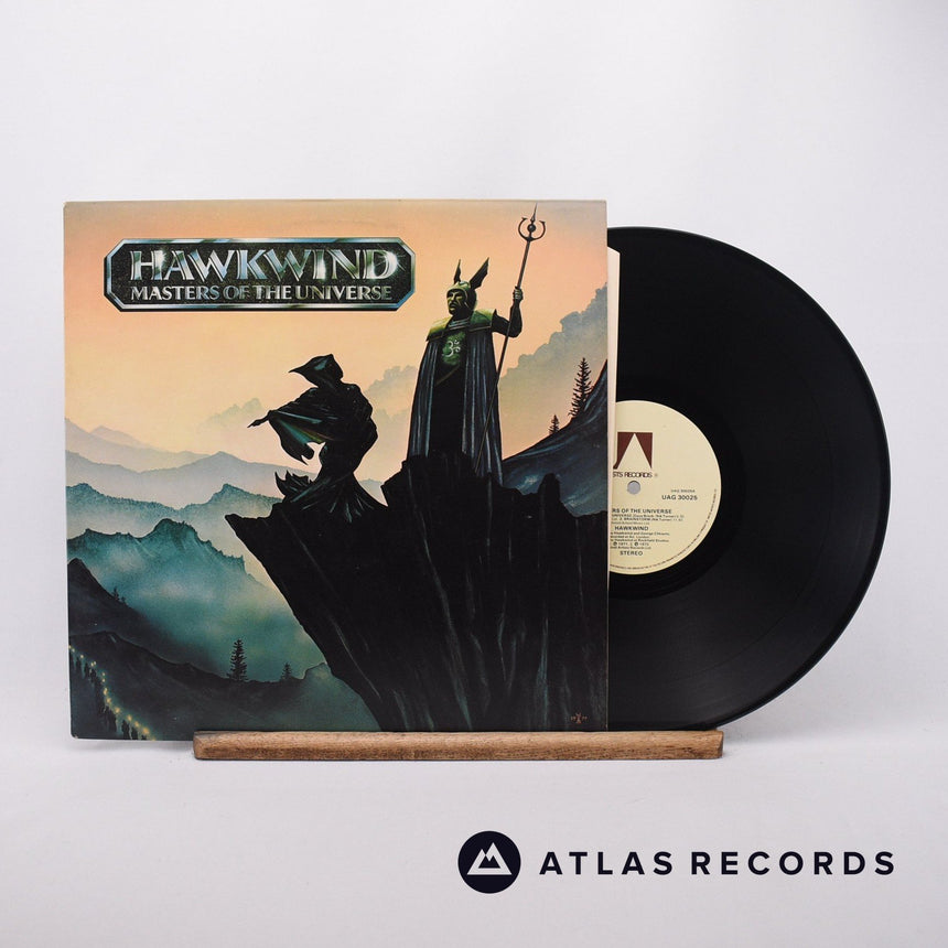 Hawkwind Masters Of The Universe LP Vinyl Record - Front Cover & Record