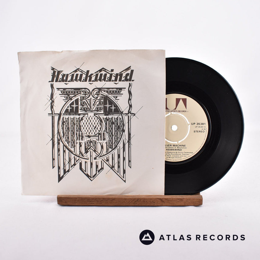 Hawkwind Silver Machine 7" Vinyl Record - Front Cover & Record