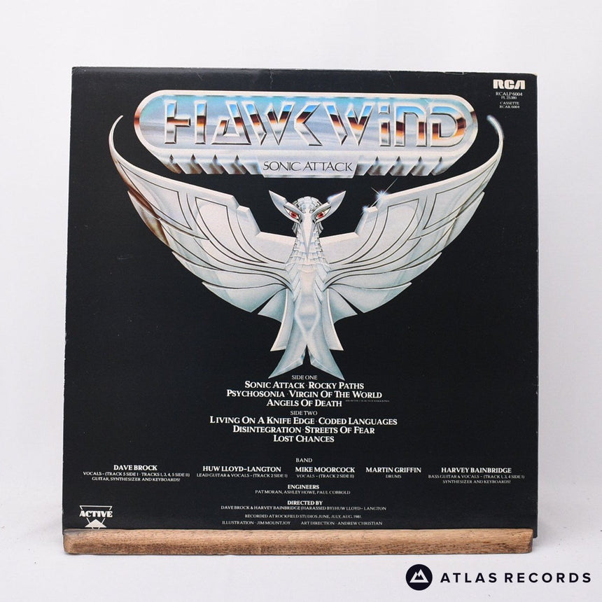 Hawkwind - Sonic Attack - Arun Insert Lyric Sheet LP Vinyl Record - EX/EX