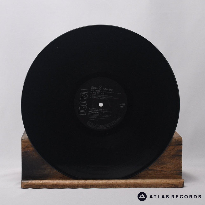 Hawkwind - Sonic Attack - Arun Insert Lyric Sheet LP Vinyl Record - VG+/EX