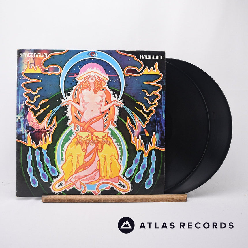 Hawkwind - Space Ritual - Repress Gatefold Double LP Vinyl Record - EX/EX