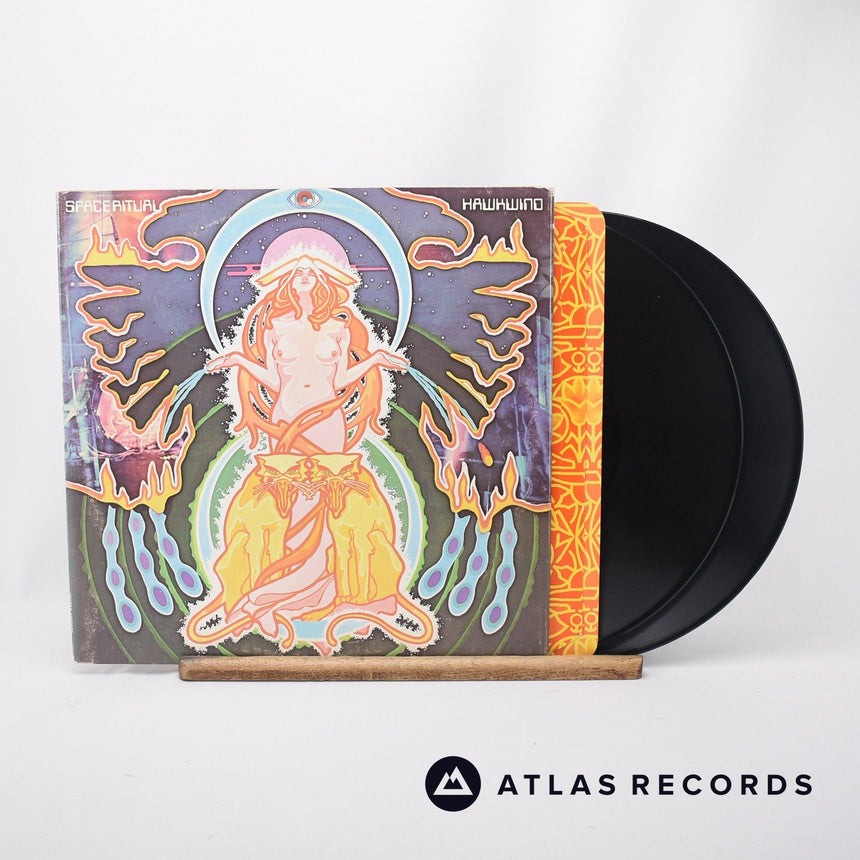Hawkwind Space Ritual 2 x LP Vinyl Record - Front Cover & Record