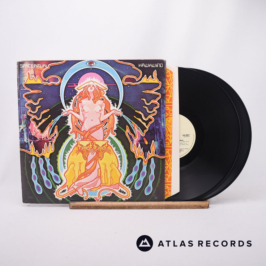Hawkwind Space Ritual 2 x LP Vinyl Record - Front Cover & Record
