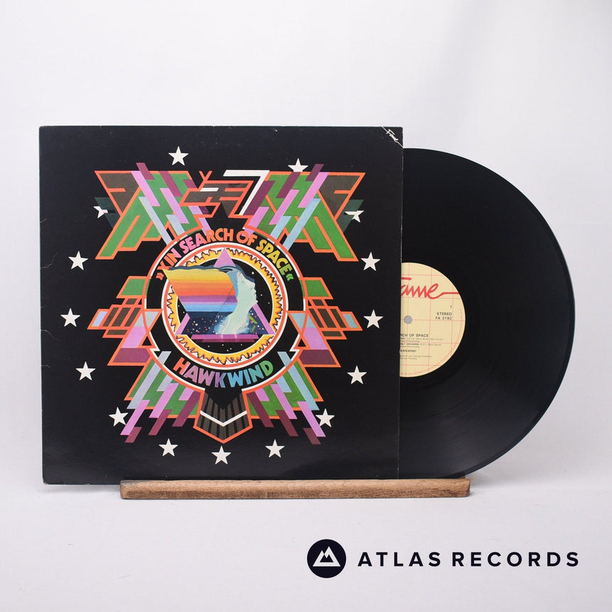 Hawkwind X In Search Of Space LP Vinyl Record - Front Cover & Record