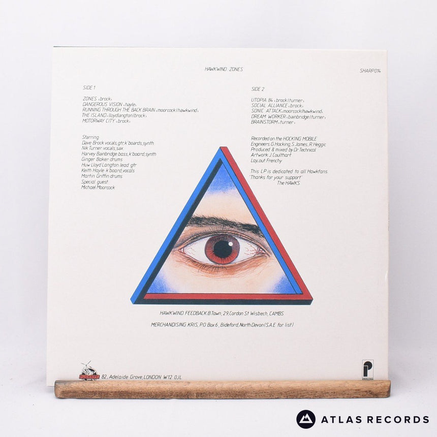 Hawkwind - Zones - LP Vinyl Record - EX/VG+