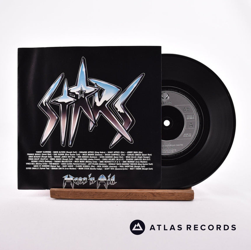 Hear'n Aid Stars 7" Vinyl Record - Front Cover & Record