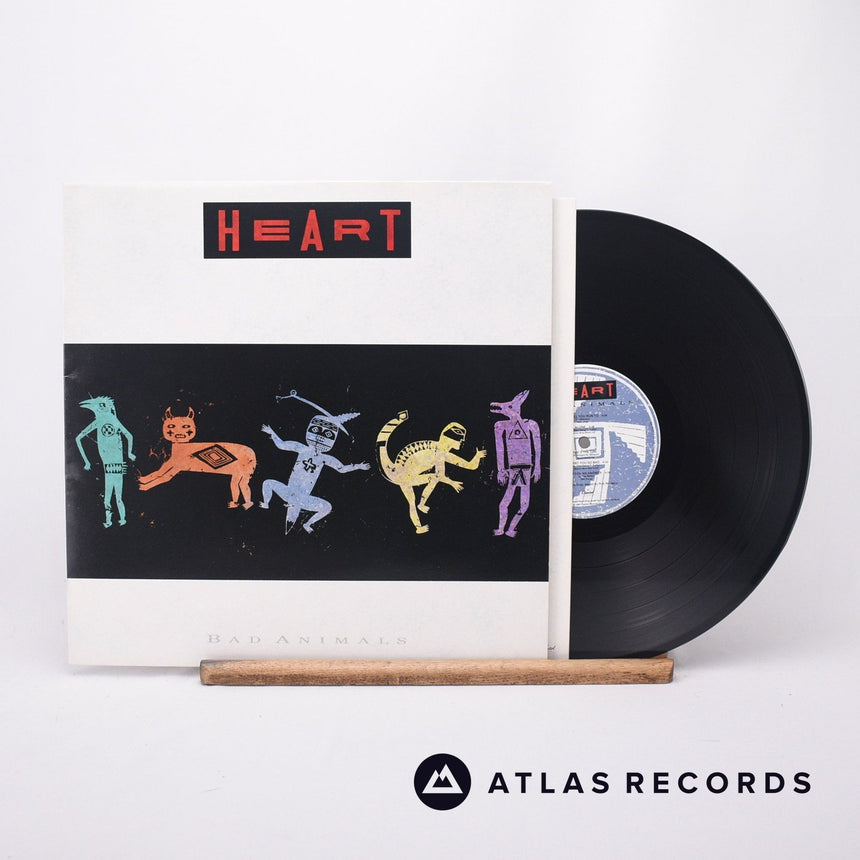 Heart Bad Animals LP Vinyl Record - Front Cover & Record