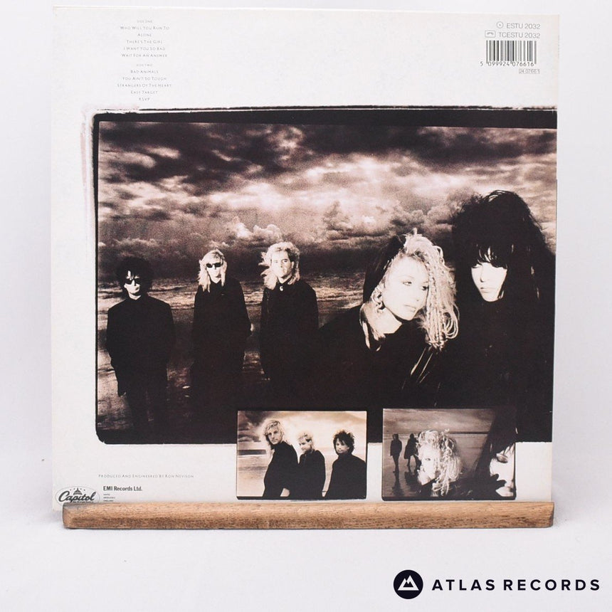 Heart - Bad Animals - LP Vinyl Record - EX/EX