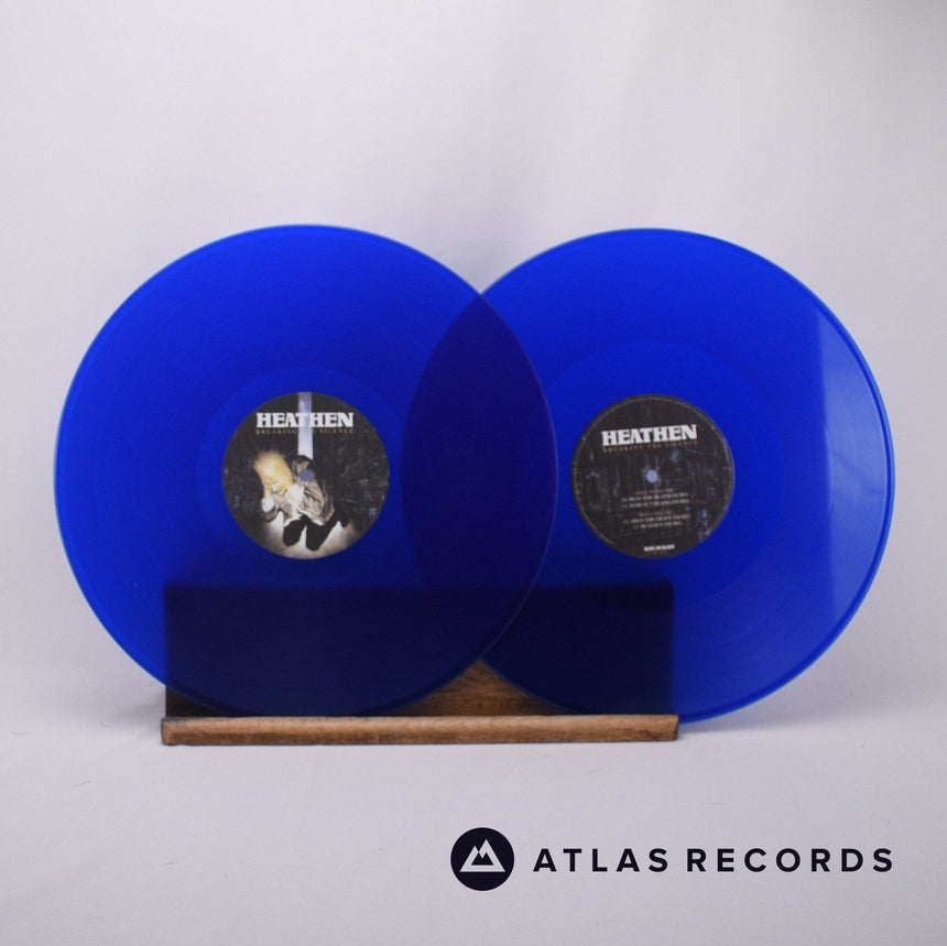 Heathen - Breaking The Silence - Blue 2 x LP Vinyl Record - EX/NM
