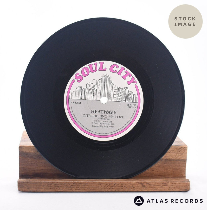 Heatwave Straight From The Heart 7" Vinyl Record - Record B Side