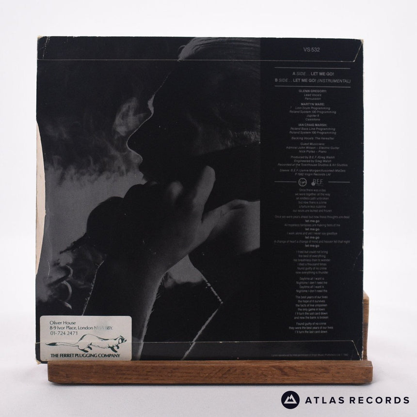 Heaven 17 - Let Me Go! - 7" Vinyl Record - VG+/VG+