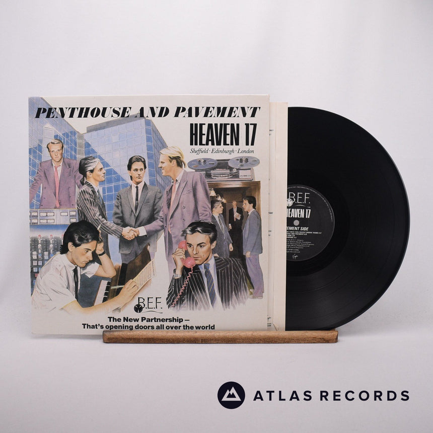 Heaven 17 Penthouse And Pavement LP Vinyl Record - Front Cover & Record