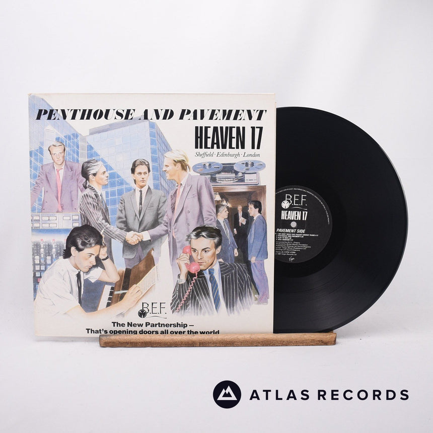 Heaven 17 Penthouse And Pavement LP Vinyl Record - Front Cover & Record