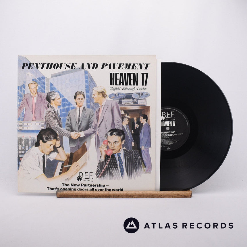 Heaven 17 Penthouse And Pavement LP Vinyl Record - Front Cover & Record