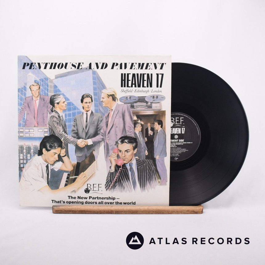 Heaven 17 Penthouse And Pavement LP Vinyl Record - Front Cover & Record