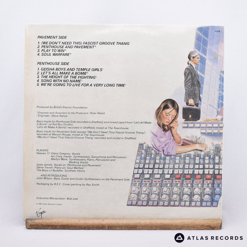 Heaven 17 - Penthouse And Pavement - Townhouse LP Vinyl Record - EX/EX
