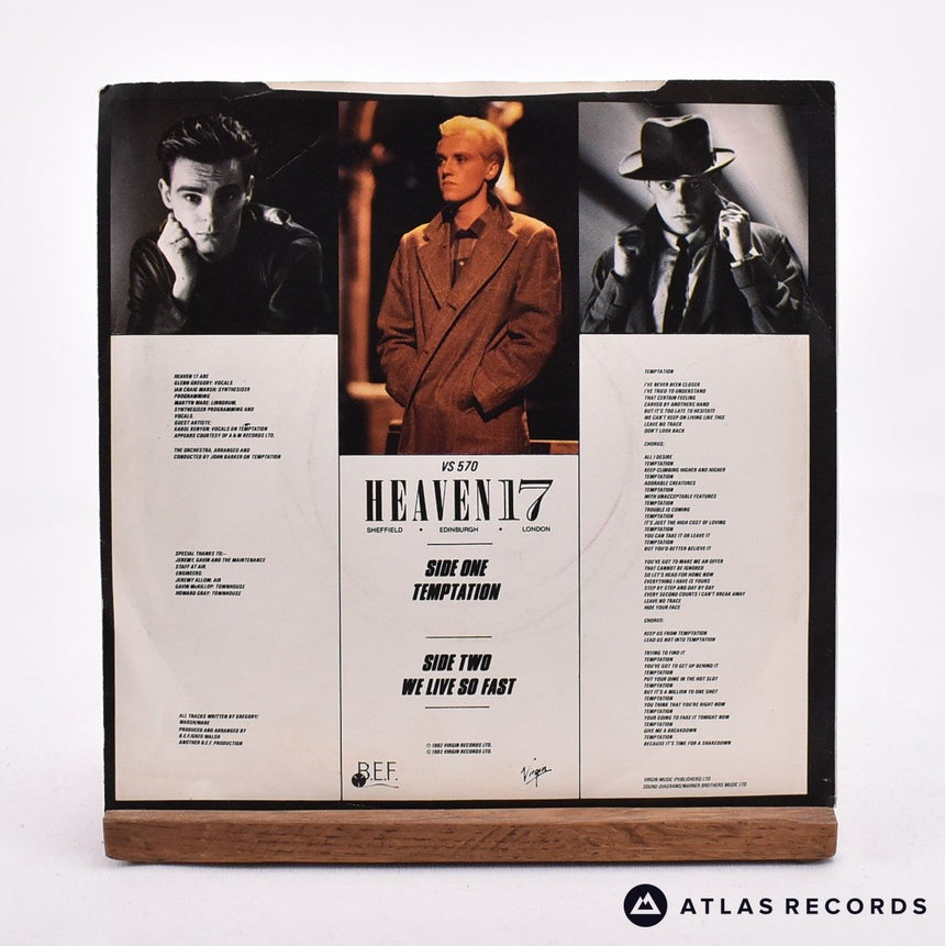 Heaven 17 - Temptation - 7" Vinyl Record - VG+/EX